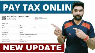 Income tax payment online ePay Tax 202425  How to pay income tax online on new efiling portal [upl. by Nivla]