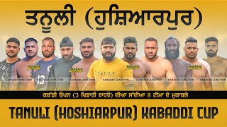 🔴 Live Tanuli Hoshiarpur Kabaddi Cup  24 Jan 2024  Kabaddi Junction  Live Kabaddi [upl. by Ikkaj]