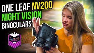 Night Vision YOU CAN AFFORD One Leaf NV200 Digital Binoculars [upl. by Eciuqram]