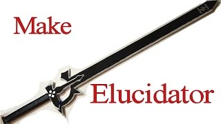 Make Elucidator from Sword Art Online [upl. by Namie]