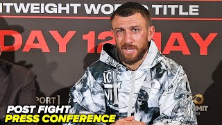 Vasiliy Lomachenko Full Post Fight Press Conference vs George Kambosos Jr • Top Rank Boxing [upl. by Namyw]