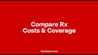 Compare Rx costs amp coverage [upl. by Conny]