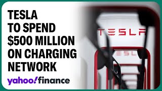 Tesla to spend 500 million on supercharger network expansion [upl. by Barthol]