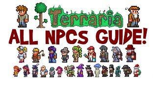 How to get all NPCs in Terraria NPC Guide Full List amp MoveIn Requirements All Platforms [upl. by Ck]