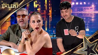 Trae una historia tan IMPACTANTE como sus trucos de CARTAS  Audiciones 09  Got Talent España 2024 [upl. by Anned22]