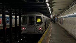 Miscellaneous C D F amp Q Train Action at Grand St amp 23 Street [upl. by Rutra]