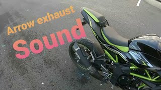 2020 Kawasaki Z125  Arrow exhaust sound Clips [upl. by Farron903]