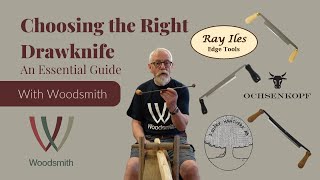 Choosing the Right Drawknife An Essential Guide  Woodsmith improved audio [upl. by Aihsenod]