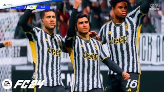 FC EA 24  Juventus Vs Sassuolo  Serie A 2024  Full Match amp Gameplay [upl. by Ayin]