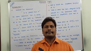 PART1 INTRODUCTION TO PREDICATE LOGIC  PREDICATE CALCULUS  PREDICATE  M PLACE PREDICATE [upl. by Ydac]