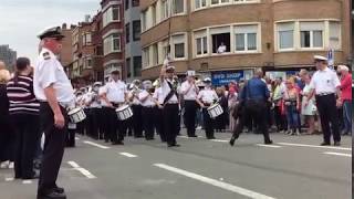 Musique des Cadets de Marine  VPRED  Outremeuse 15 août 2017 [upl. by Muraida]