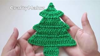 CROCHET TUTORIAL ♥ ÁRBOL DE NAVIDAD A CROCHET PASO A PASO  Adornos Navideños [upl. by Nord598]