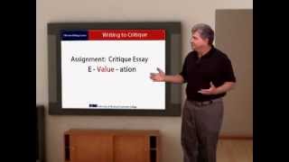 How to Write a Critique Essay An Evaluation Essay [upl. by Ilan]