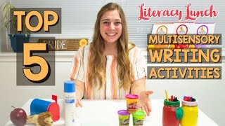 Top 5 Multisensory Writing Activities [upl. by Nahn]