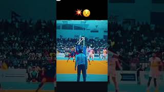 Volleyball best spike 🏐 👀 short video [upl. by Ardnekahs]