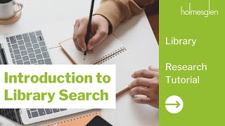 Introduction to Library Search [upl. by Sined]