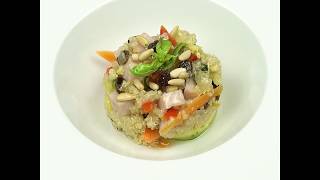 Chef Caprabo ensalada tibia de quinoa [upl. by Aliakam494]