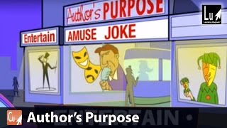 Authors Purpose Song – Learn Comprehension – Learning Upgrade App [upl. by Allesiram]