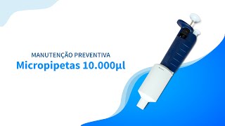 Manutenção preventiva Micropipetas 10000μl Kasvi [upl. by Adlen]