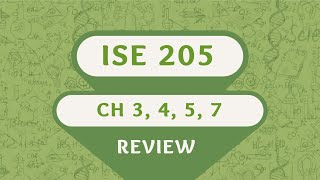 KFUPM  ISE 205  Review questions Chapter 3 4 5 and 7  أرشفة [upl. by Hafinah798]