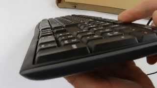 Клавиатура Logitech K200 USB 920002779 Black  unboxing [upl. by Eseeryt]