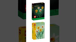 Why does this LEGO set have 2 DIFFERENT BOXES lego legosets minifigures legominifiguresflowers [upl. by Donaugh]