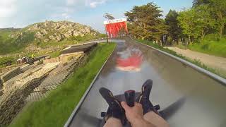 Cresta Run Toboggan POV  Llandudno Ski Centre [upl. by Erine]