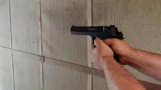 Shooting Desert Eagle 357Magnum HV Israel Military Industries [upl. by Akihdar]