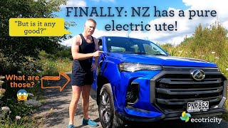 LDV eT60 New Zealand FINALLY has an electric ute  but is it any good [upl. by Necyla88]