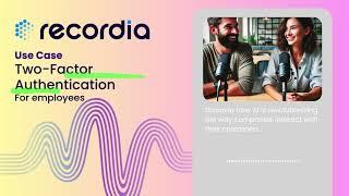 TwoFactor Authentication for Employees with Voice Biometrics  Recordia Podcast [upl. by Dronski]