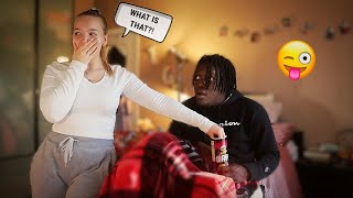 PRINGLES PRANK ON GIRLFRIEND [upl. by Ettessil]