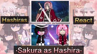 •Hashiras react to Sakura Haruno as Hashira• my memes and some edits 🌸🦋 [upl. by Retla]