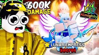 Anime Defenders  600K Almighty  True Spirit Lunar Empress Wala Na Finish Na [upl. by Callas]