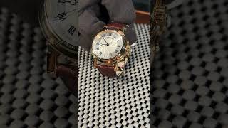 Breguet Marine Big Date Automatic Yellow Gold Mens Watch 5817BA Review  SwissWatchExpo [upl. by Greabe717]