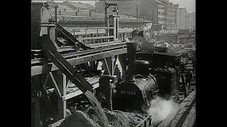 SBahn Berlin Bauarbeiten der NordSüd Verbindung 1934 [upl. by Yknarf217]