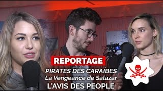 Pirates des Caraïbes 5  EnjoyPhoenix Natoo Franck Gastambide Lavis des people sur le film [upl. by Blaseio]