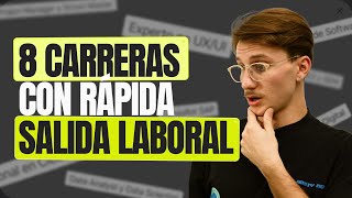 ¿Qué puedo ESTUDIAR Carreras con SALIDA LABORAL en Latinoamérica [upl. by Ayekin891]