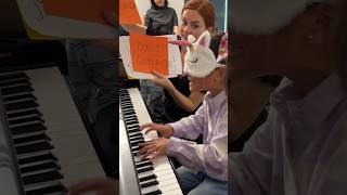 Can you play piano BLINDFOLD 🤯🎹🤣 pianostudent classicalmusic pianoteacher piano music [upl. by Towroy]