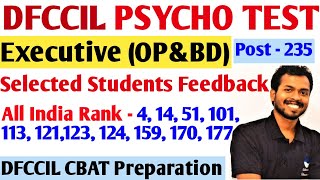 AIR  4 14 51 I DFCCIL CBAT Psycho Test  DFCCIL Executive OP amp BD CBAT Psycho Test Preparation [upl. by Vivianne]