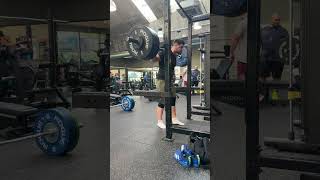 1525 kg low bar squat at 88kg bw powerlifting squat fitness lowbarsquat strengthtraining gym [upl. by Eade]