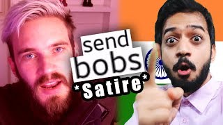 Pewdiepie vs INDIA  rindianpeoplefacebook [upl. by Retsehc992]