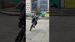 City Active 💨deathspin bikelife swerve sebikes mtb collective town wheelie takeover short [upl. by Meridith]