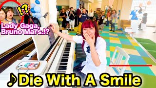 Die With A Smile Public Piano in Japan ♪Lady Gaga Bruno Mars  Die With A Smile [upl. by Suravat888]