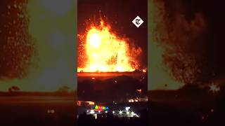 Huge explosions seen at Beirut Airport as Israel attacks Lebanon [upl. by Eselrahc791]