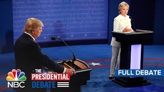 The Third Presidential Debate Hillary Clinton And Donald Trump Full Debate  NBC News [upl. by Norda]