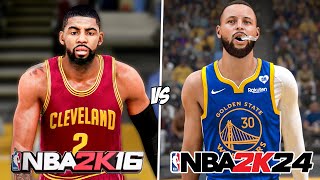 Steph Curry vs Kyrie Irving In Every NBA 2K [upl. by Freiman]