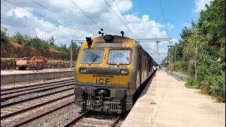 A Great Rural Train Journey In Maharashtra India  Showcasing Riverbody Farmlands Railway Stns [upl. by Honeywell]