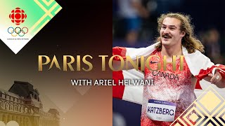 Ethan Katzberg makes history winning the hammer throw gold  Paris Tonight [upl. by Will882]