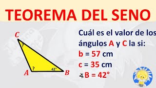 ⚠️ Cómo calcular dos ángulos de un triángulo conociendo dos lados y un ángulo  Juliana la Profe [upl. by Thaddeus634]