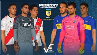 PACK DE FACES DE BOCA Y RIVER  2 ENTRENADORES😍PES 2017 A PES 2022 SMOKE PATCH Y PROFESSIONAL PATCH [upl. by Marilin]